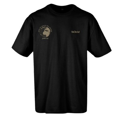 InChrist T-shirt oversized wereldbol